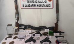 Şarköy'de jandarmadan operasyon: Uyuşturucu, silah ve kaçak içki ele geçirildi