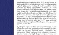 SGK açıkladı: Son ödeme süresi 7 Nisan'a uzatıldı
