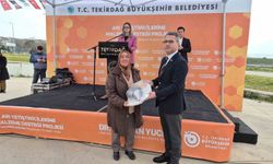 Tekirdağ'da arıcılara ekipman desteği