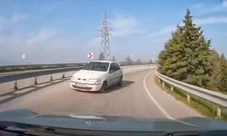 Ters yönde seyir eden araç faciaya davet çıkardı