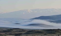Adilcevaz'da sis güzel görüntüler sundu
