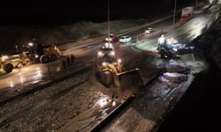 Adıyaman'da şiddetli yağış heyelana neden oldu