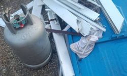 Batman'da gaz parlaması nedeniyle yaşlı kadın alevlerin arasında kaldı