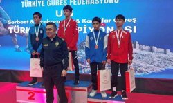Bursa Büyükşehir Belediyesporlu güreşçiler Türkiye Şampiyonası'nda 3 madalya kazandı