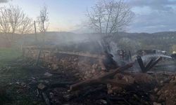 Bursa'da 2 katlı ev alevlere teslim oldu