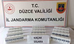 Düzce'de 177 bin 400 makaron ele geçirildi