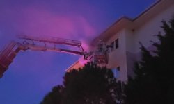 Edirne'de apartman dairesinde korkutan yangın