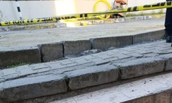 Eyüpsultan'da doğalgaz çalışmasında havan topu mermisi olduğu değerlendirilen mühimmat bulundu