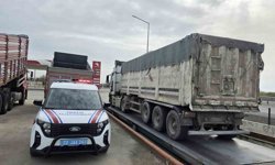 Jandarmadan tonaj uygulaması: 2 araca 120 bin lira ceza kesildi
