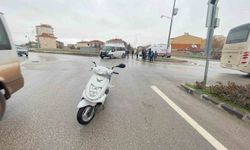 Karaman'da minibüsle motosiklet çarpıştı: 1 yaralı