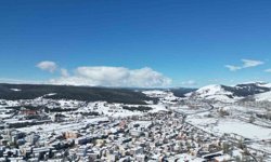 Kars ve Sarıkamış beyaza büründü: Doğu'nun masalsı kış manzarası havadan görüntülendi