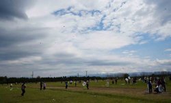 Kastamonu'da 23 Nisan çocukları, uçurtma uçurarak gönüllerince eğlendi