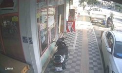 Kendi motosikleti gibi çalıp götürmesi saniyeler sürdü