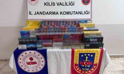 Kilis'te 1 milyon 150 bin lira değerinde kaçak ürün ele geçirildi