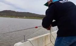 Kırklareli'nde barajda yasa dışı avcılığa geçit yok: 650 metre ağ ele geçirildi
