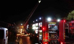 Konya'da iş yerinde yangın: 2 yaralı