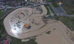 Malazgirt'te sağanak yağış su baskınlarına yol açtı