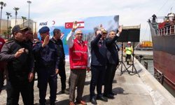 Mersin Limanı'ndan Lübnan'a 730 tonluk insani yardım yola çıktı