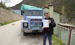 Odunluk olarak kullanılan kamyona kesilen köprü cezası Bakan Uraloğlu'nun talimatıyla iptal edildi