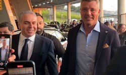 Sadettin Saran, derbi için stada geldi