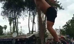 Şelalede suya atlayan kişiye ceza