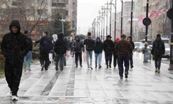 Sivas'ta kış geri döndü