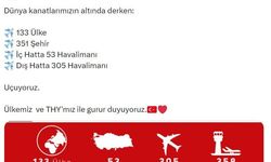 THY, 133 ülkede 358 havalimanına uçuş düzenliyor