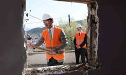 Tokat'ta kentsel dönüşümde yıkımlar başladı