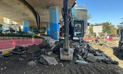 Trabzon'da Atatürk Alanındaki viyadüklerin altı dinlenme alanı olacak