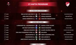 Trendyol 1. Lig'de 37. hafta programı açıklandı