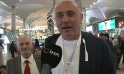 Yılın ilk hacı adayları İstanbul Havalimanı'ndan kutsal topraklara uğurlandı