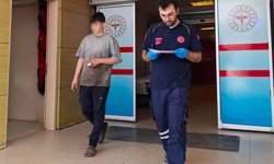 16 yaşındaki gencin parmağı koptu