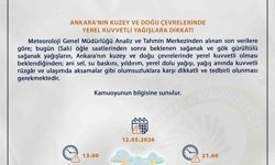 Ankara Valiliğinden kuvvetli yağış uyarısı
