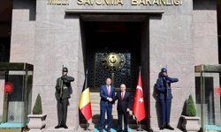 Bakan Güler, Belçika Savunma ve Dış Ticaret Bakanı Francken ile bir araya geldi