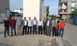 Batman'da 50 yıllık cami yıkıldı, minaresi kaldı