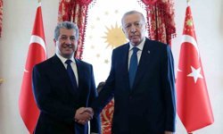 Cumhurbaşkanı Erdoğan, IKBY Başbakanı Barzani'yi kabul etti