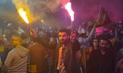 Galatasaray'ın şampiyonluğu Ankara'da zurna ve halaylar eşliğinde kutlandı