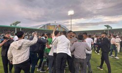 Iğdır'da Amed Sportif Faaliyler taraftarının şampiyonluk coşkusu