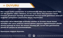 İzmir Çevre Yolu'nun ücretli hale getirileceği iddialarına yalanlama