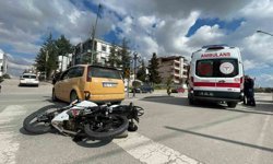 Karaman'da motosiklet kazası: 1 yaralı