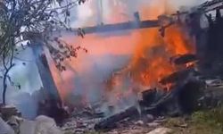 Kastamonu'da çıkan yangında samanlık küle döndü