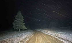 Kastamonu'nun yüksek kesimlerinde kar yağışı etkili oluyor