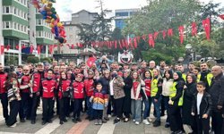 Lösemiyi yenen Alparslan için gökyüzüne balon bıraktılar