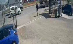 Lüleburgaz'da jandarma aracıyla çarpışan panelvan takla attı: 1 yaralı