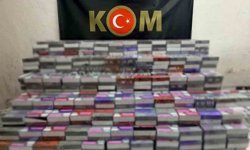 Mardin'de 12 bin 780 paket elektronik sigara kiti ele geçirildi