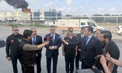 Mersin Valisi Toros: 'Önceliğimiz yangının diğer tanklara sıçramasını önlemek'