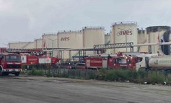 Mersin'de bir işçinin hayatını kaybettiği patlama anı kamerada