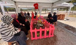 Okul saldırısında hayatını kaybeden Almina'nın mezarı pembeye boyandı