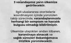 Sağlık Bakanlığı: 'Uluslararası bir seyahat gemisinde bulunan 3 vatandaşımız yarın ülkemize getirilecektir'