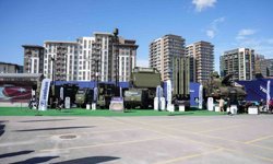 SAHA EXPO'daki çok katmanlı sistemler havadan görüntülendi